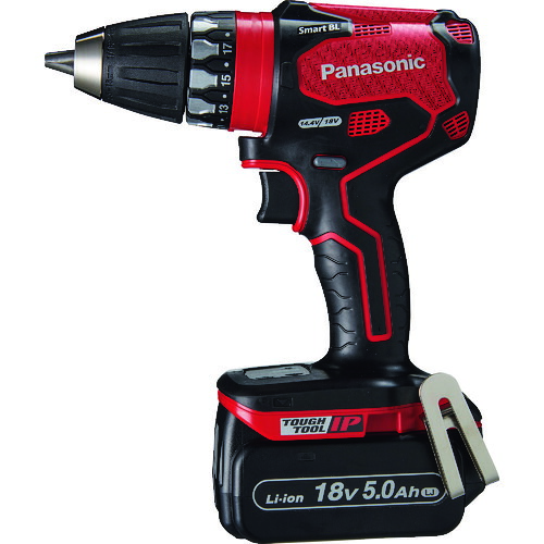 Ｐａｎａｓｏｎｉｃ　デュアル　１８Ｖ５．０Ａｈ　充電式ドリルドライバー　赤 EZ74A3LJ2G-R