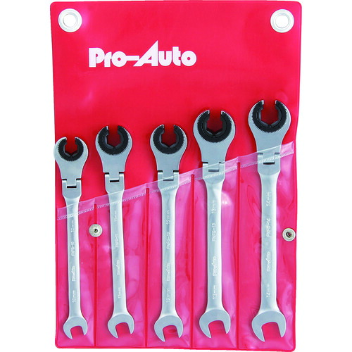 Pro-Auto 5本組フレアナットフレックスギアレンチセット FNFG-5SP
