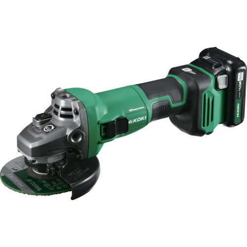 ＨｉＫＯＫＩ　コードレスディスクグラインダ　１０．８Ｖ　ブレーキ付　１００ｍｍ　セット品 G1210DA(2LSK)