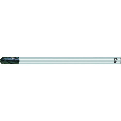 ＯＳＧ　超硬エンドミル　ＷＸＳコート３刃高能率　ロングシャンク　ボール半径４ｍｍ　刃長１４ｍｍ　８５１８４０８ FXS-LS-EBT-R4X160