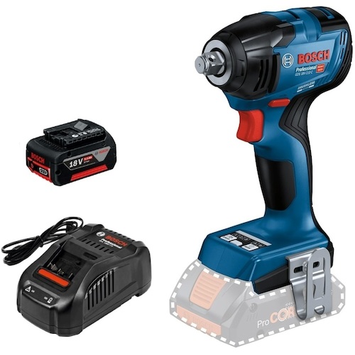 ボッシュ　１８Ｖコードレスインパクトレンチ＋バッテリー充電器セット GDS18V-210CHSET