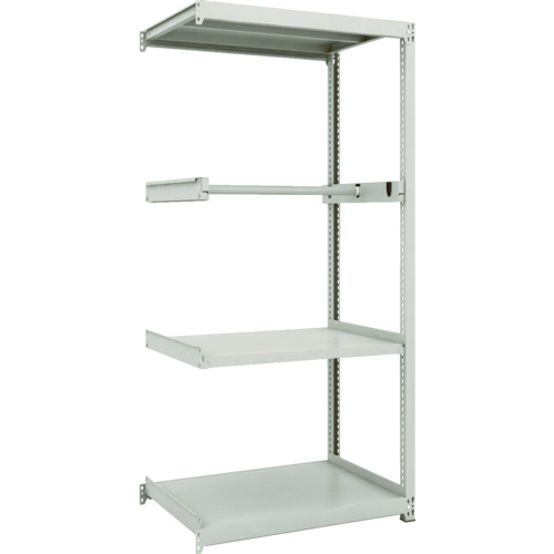 ＴＲＵＳＣＯ　スチールラック　Ｍ２型軽中量棚　８６０Ｘ６００ＸＨ１８００　パイプ１段　連結 M2-6363P1B