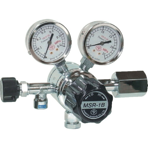 ＹＡＭＡＴＯ　分析機用二段式調整器　　ＭＳＲ－１Ｂ－Ｒ－１２Ｎ０１－２２１０－Ｈ２ MSR-1B-R-12N01-2210-H2
