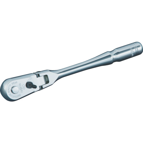 ｎｅｐｒｏｓ　９．５ｓｑ．フレックスラチェットハンドル　歯数９０枚　差込角９．５ｍｍ　全長１５０ｍｍ NBRC390F