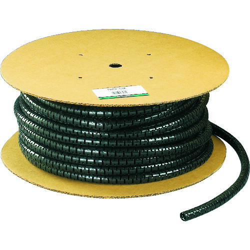 ＰＡＮＤＵＩＴ 電線保護チューブ スリット型スパイラル パンラップ 束線径１２．０Φｍｍ ６１ｍ巻き 黒 ＰＷ５０Ｆ－Ｔ２０ PW50F-T20