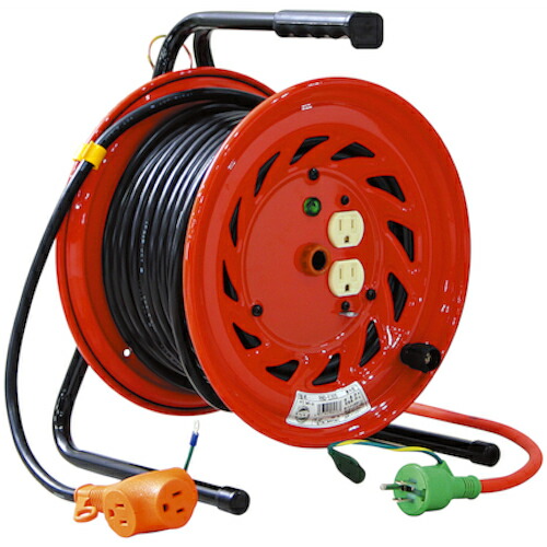 ＮＩＣＨＩＤＯ　電工ドラム　１００Ｖ　びっくリール　アース付　２０ｍ RND-E20S