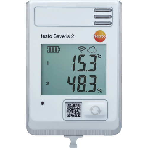 ＴＥＳＴＯ クラウドモニタリングロガー ｔｅｓｔｏ Ｓａｖｅｒｉｓ ２－Ｈ１ 温湿度検出器内蔵印字機 SAVERIS2-H1