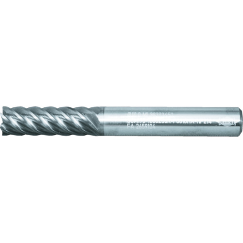 ＭＡＰＡＬ　超硬スクエアエンドミル　Ｏｐｔｉ－Ｍｉｌｌ（ＳＣＭ１９０Ｊ）　ロング刃長　６／８枚刃　刃径１０ｍｍ　刃長３０ｍｍ　全長８０ｍｍ　シャンク径１０ｍｍ SCM190J-1000Z06R-F0010HA-HP214