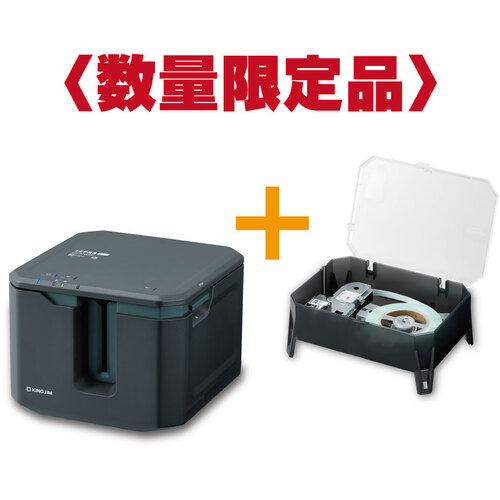ＫＩＮＧ　ＪＩＭ　ラベルプリンター　「テプラ」ＰＲＯ　ＳＲ―Ｒ７９００Ｐ　専用ケース付き詰替用ロングテープセット SR-R7900P-SET
