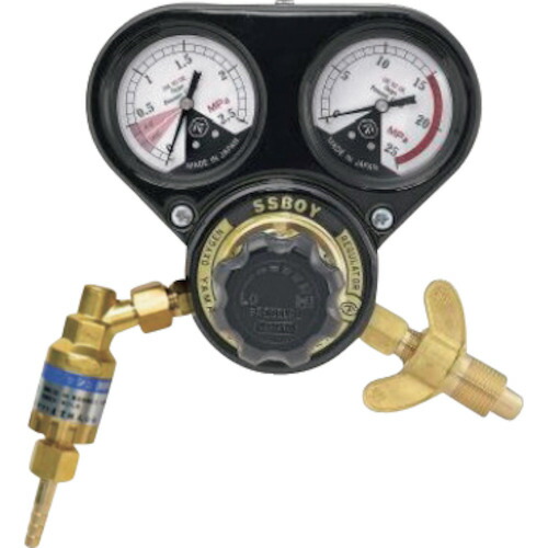 ＹＡＭＡＴＯ　溶断用調整器　乾式安全器同梱　酸素用　ＳＳボーイプラス　関西式 SSBPOXW