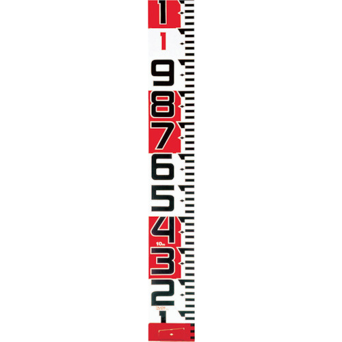 タジマ シムロンロッド－１５０ 長さ１０ｍ １ｍアカシロ遣りかた 紙箱 SYR-10TK