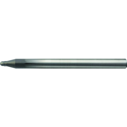 ユニオンツール 超硬アロイ・硬脆材産業用２枚刃ハイグレードボールエンドミル Ｒ１×刃長１．４×シャンク径４×全長５０ UDCBF2020-0140