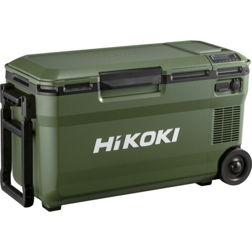 ＨｉＫＯＫＩ　１８Ｖ－１４．４Ｖ　コードレス冷温庫　超大容量サイズ３６Ｌ　フォレストグリーン　マルチボルトセット品 UL18DE(WMGZ)