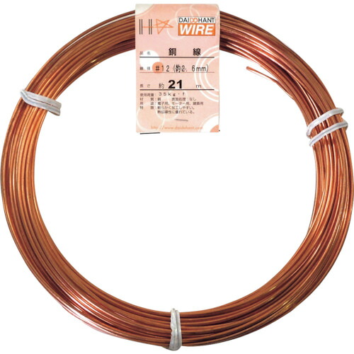 ＤＡＩＤＯＨＡＮＴ　銅線　１ｋｇ巻　＃１２ 00058084