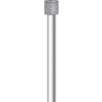 ナカニシ 超硬軸電着金剛石赤ちょうちん 円柱型 φ５×５×軸φ３ ＃１００ 12249
