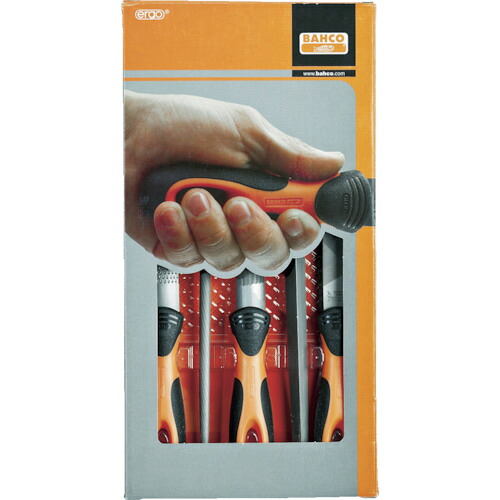 ＢＡＨＣＯ　ヤスリセット　中目　刃長２５０ｍｍ　５本 1-477-10-2-2