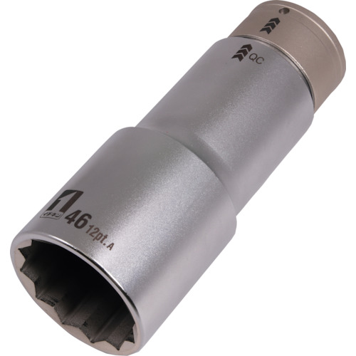 ＭＵＳＴＴＯＯＬ ＱＣソケット シングル ４６粍 １２角 ＩＭ－６Ｗ４６ＳＬ－１２Ｋ 19872