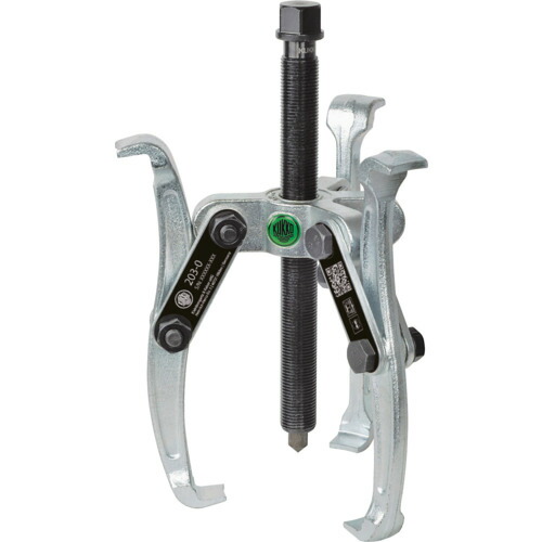 クッコ　リバーシブルギヤプーラー　２本３本兼用アーム　最大径１２０ｍｍ　深さ７５ｍｍ 203-0R