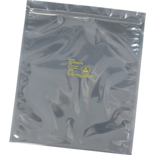 ＳＣＳ　静電気シールドバッグ　ジップトップタイプ１５２Ｘ２５４ｍｍ　　１００枚入 300610 11,145円