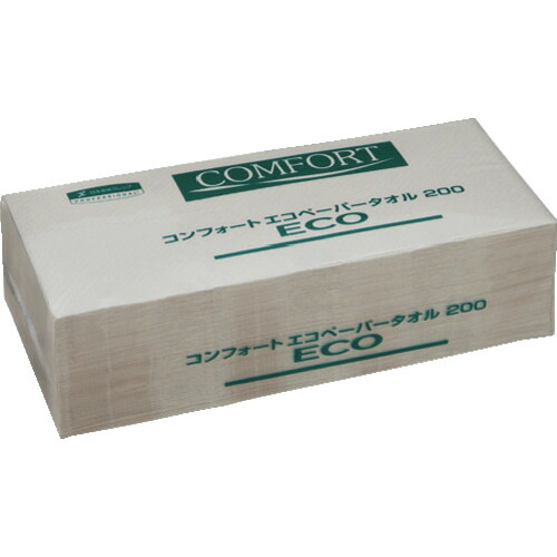 クレシア　コンフォートエコペーパータオル２００ 37181