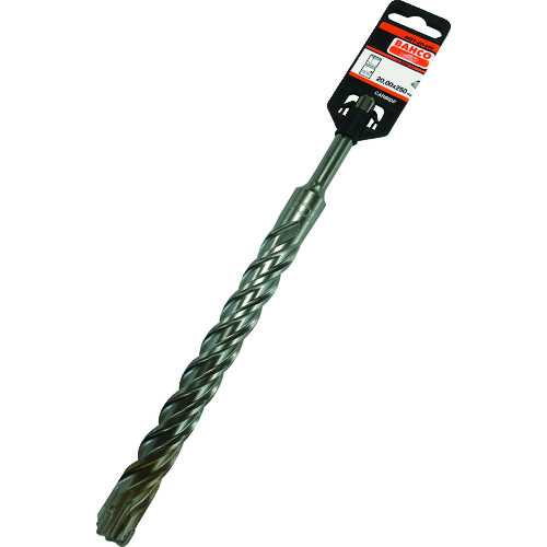 ＢＡＨＣＯ　コンクリートドリル　ＳＤＳプラス　４　ＣＵＴＴＥＲＳ　全長２５０ｍｍ　刃径２０ｍｍ 4651-20-250