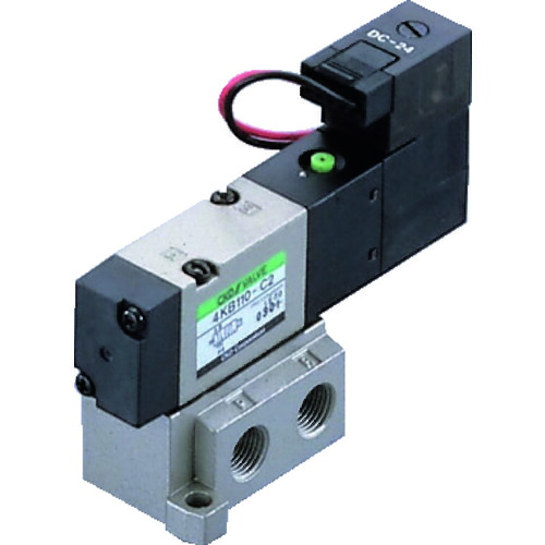ＣＫＤ 電磁弁 飛行士式５界面弁セレックスバルブ ４Ｋ続きもの ０．８９Ｃ Ｒｃ１／８ ＡＣ１００Ｖ 4KB110-06-AC100V