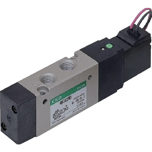 ＣＫＤ 電磁弁 飛行士式５界面弁セレックスバルブ ４Ｋ続きもの ２．６Ｃ Ｒｃ１／８ コロンビア特別区２４Ｖ 4KA210-06-DC24V