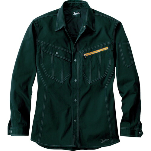 Ｊａｗｉｎ　ナガソデシャツ　５Ｌサイズ　ブラック 51904-044-5L