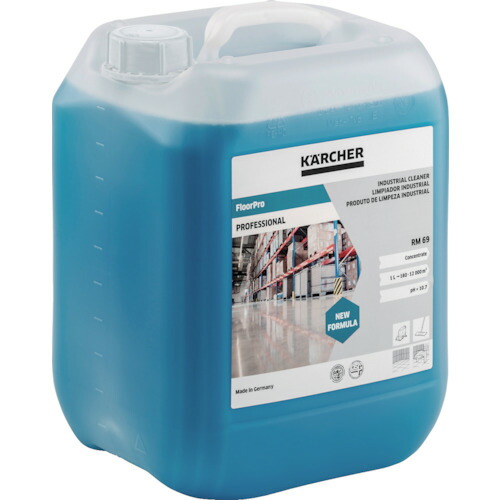 ＫＡＲＣＨＥＲ 床洗い濯ぎ機用中性洗剤ＲＭ６９ ＡＳＦ １０Ｌ 6.296-049.0