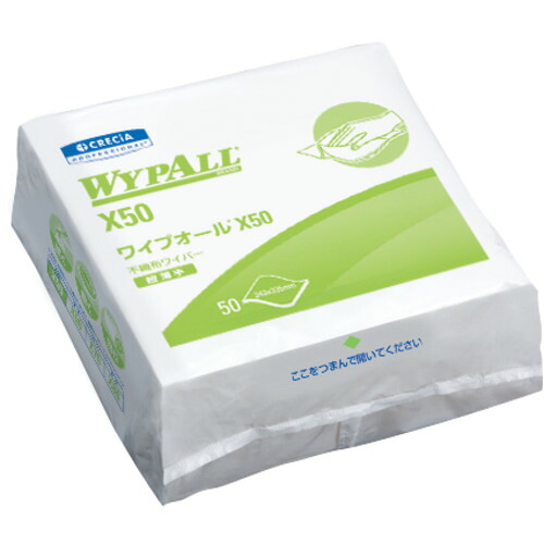 クレシア　ワイプオール　Ｘ５０　４つ折り（薄手） 60550