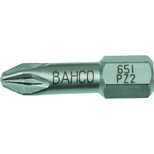 ＢＡＨＣＯ　片頭ドライバービット　ステンレス製　２個入り　ＰＺ１　全長２５ｍｍ 65I/PZ1-2P