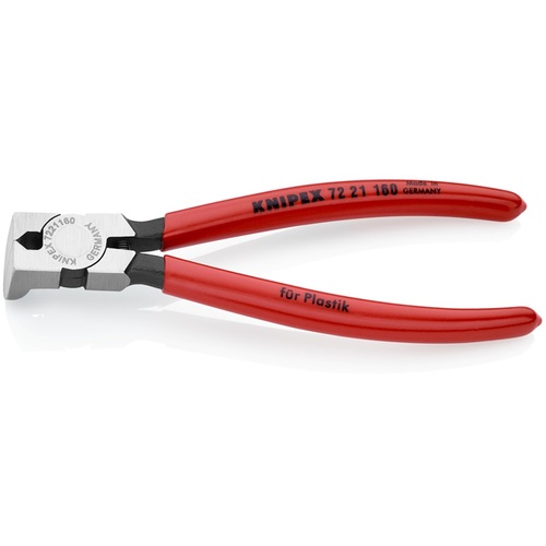 ＫＮＩＰＥＸ　プラスチック用ニッパー　８５度ベント　１６０ｍｍ 7221-160