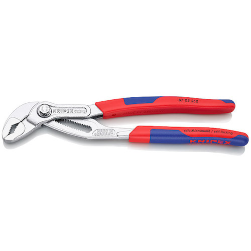ＫＮＩＰＥＸ ウォーターポンププライヤー コブラ コンフォートハンドル ２５０粍 8705-250
