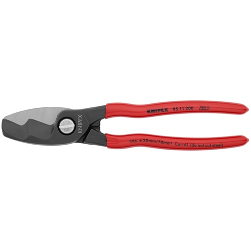 ＫＮＩＰＥＸ　ケーブルカッター　プラスチックハンドル　２００ｍｍ（ＳＢ店頭展示パッケージ仕様） 9511-200SB 7,627円