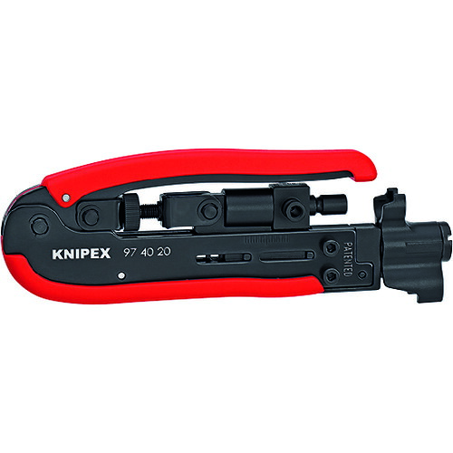 ＫＮＩＰＥＸ コンプレッションツール同軸端子用 9740-20SB 花・ガーデン・DIY-DIY・工具-その他