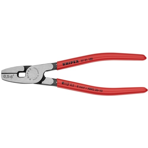 ＫＮＩＰＥＸ　９７８１－１８０　エンドスリーブ用圧着ペンチ　全長１８０ｍｍ 9781-180