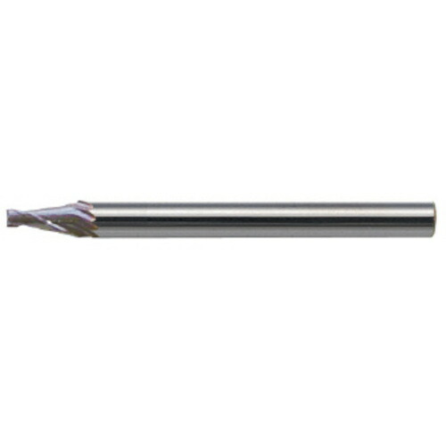 ユニオンツール　超硬エンドミル　テーパ　φ０．２×片角　２° CCTE20024