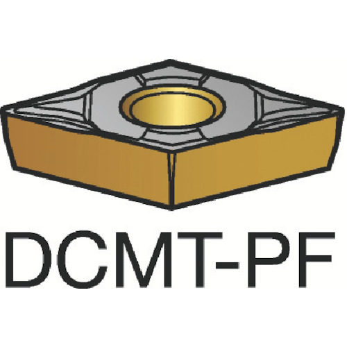 【10個仕かける】 ＳＡＮＤＶＩＫ コロターン１０７ 旋削用ポジ手当て（１２０） １５１５ DCMT 11 T3 02-PF(1515)
