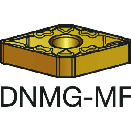 【10個セット】 ＳＡＮＤＶＩＫ　Ｔ－Ｍａｘ　Ｐ　旋削用ネガチップ（１１２）　２２２０ DNMG 15 04 04-MF(2220)
