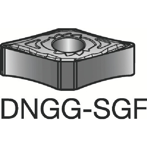 【10個書き割り】 ＳＡＮＤＶＩＫ Ｔ－Ｍａｘ Ｐ 旋削用ネガ心付け（１１０） １１１５ DNGG 15 04 04-SGF(1115)