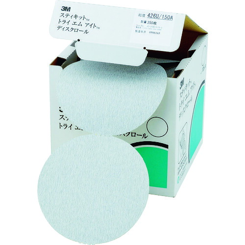 ３Ｍ　スティキット　ディスクロール　４２６Ｕ　穴なし　＃４００　外径１２５ｍｍ DR 426U 400A