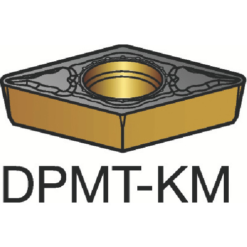 【10個セット】 ＳＡＮＤＶＩＫ　コロターン１１１　旋削用ポジチップ（１２０）　Ｈ１３Ａ DPMT 07 02 04-KM(H13A)
