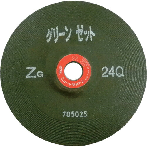 【25枚書き割り】 ＮＲＳ 重摩滅用剃刀砥 緑であることゼット １８０×６×２２ ＺＧ２４Ｑ GNZ1806-ZG24Q