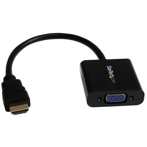 ＳｔａｒＴｅｃｈ 見せびらかすアダプタ／ＨＤＭＩ － ＶＧＡ／１０８０ｐ／オーディオなし 固定ディスク2VGAE2