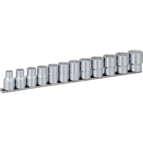 ＴＯＮＥ ソケットセット（１２角・ホルダー付）インチサイズ １２ｐｃｓ HDB412