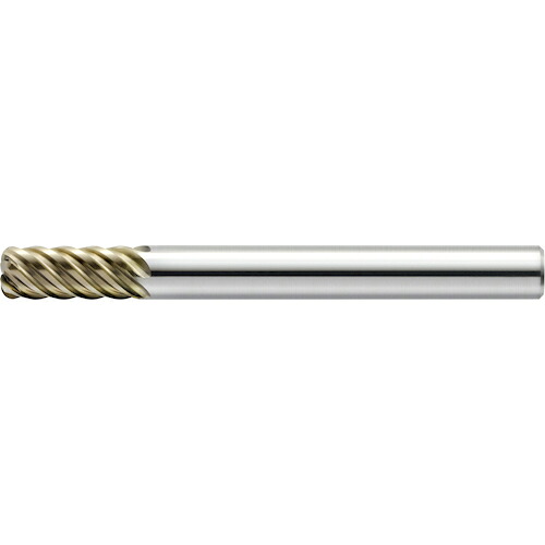 ユニオンツール ＨＡＲＤＭＡＸ６枚刃ラジアスＨＭＥＲＳ 外径６×隅っこラジウスＲ０．５×刃長１３×全長６０×シャンク径６ HMERS6060-05-130