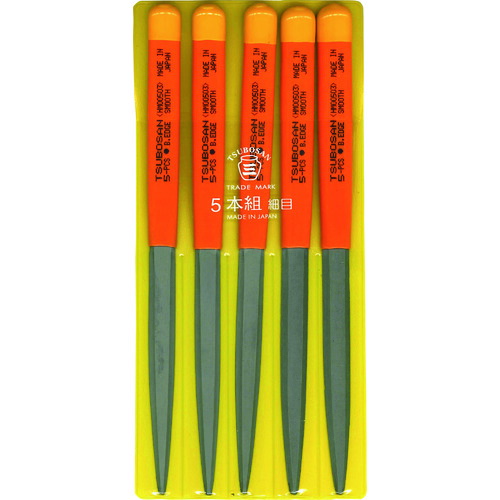 ツボサン　組ヤスリ　５本組　腹丸　細目 HM005-03 8,973円