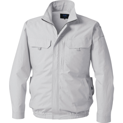 空調服 長袖ブルゾン シルバー 4L KU92230K30S6