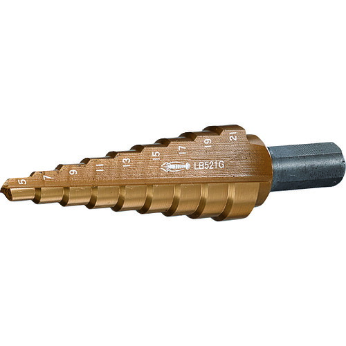 エビ 演芸せん孔機 Ｔｉｎ上塗り ９段 軸径１０粍 ５－２１ LB521G DIY・工具-その他