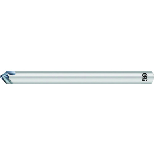 ＯＳＧ　面取りカッタ　ネガタイプ　ロングシャンク　３刃　先端径１ｍｍ　大端径６ｍｍ　全長１００ｍｍ　９２０００７６ LS-HSCT-N 1X45X6X100